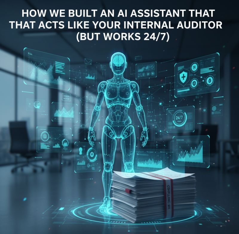 Read more about the article How We Built an AI Assistant that acts like your internal auditor (But works 24/7)